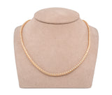 14K Yellow Gold Diamond Tennis Necklace (4.65 CTW)