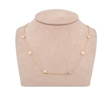 14K Yellow Gold Diamonds By The Yard Necklace (2.0 CTW)