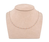 Platinum and 18K Rose Gold Diamonds By The Yard Necklace (1.70 CTW)