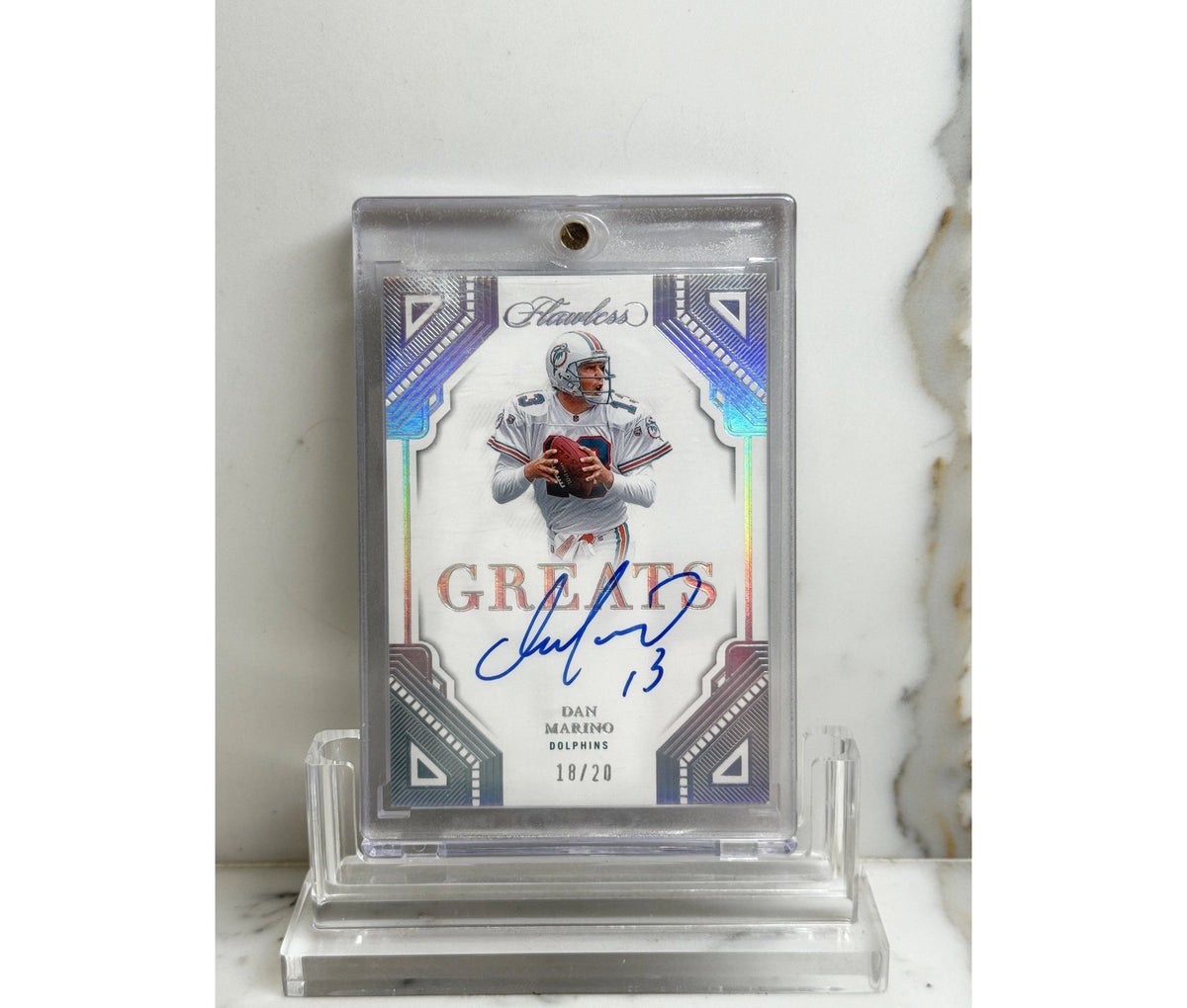 2023 Panini Flawless Greats Autograph Dan Marino /20
