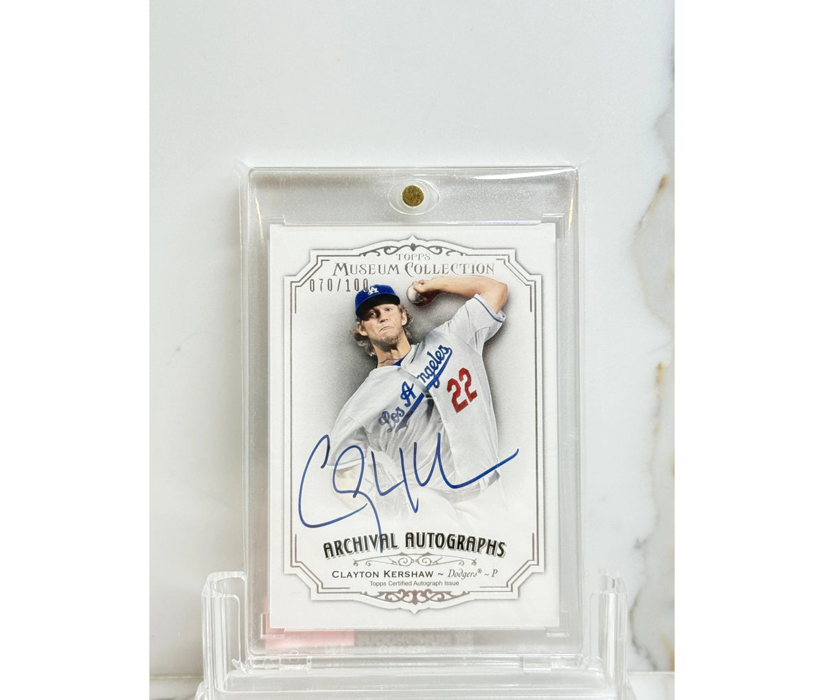 2012 Clayton Kershaw Museum Collection Auto.