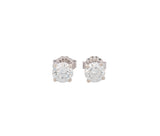 Round Brilliant 1.22 CTW H SI2 H SI2 GIA Diamond Studs
