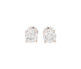 Round Brilliant 1.83 CTW G I1 H I2 GIA Diamond Studs 14K White Gold