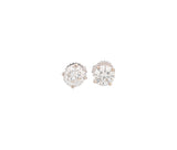 Round Brilliant 2 CTW G I2 H I1 GIA Diamond Studs