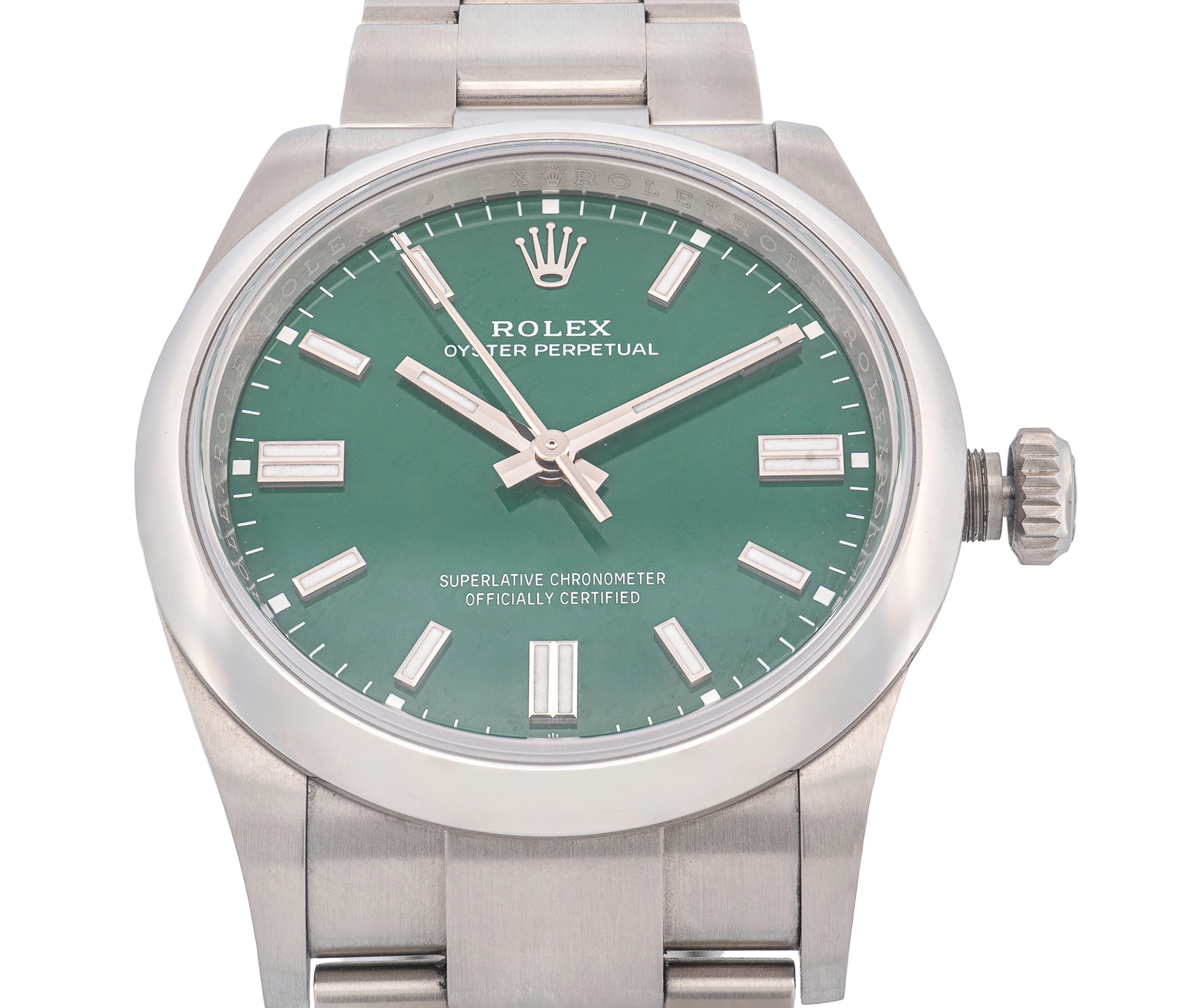 Rolex Oyster Perpetual Green Dial 36mm