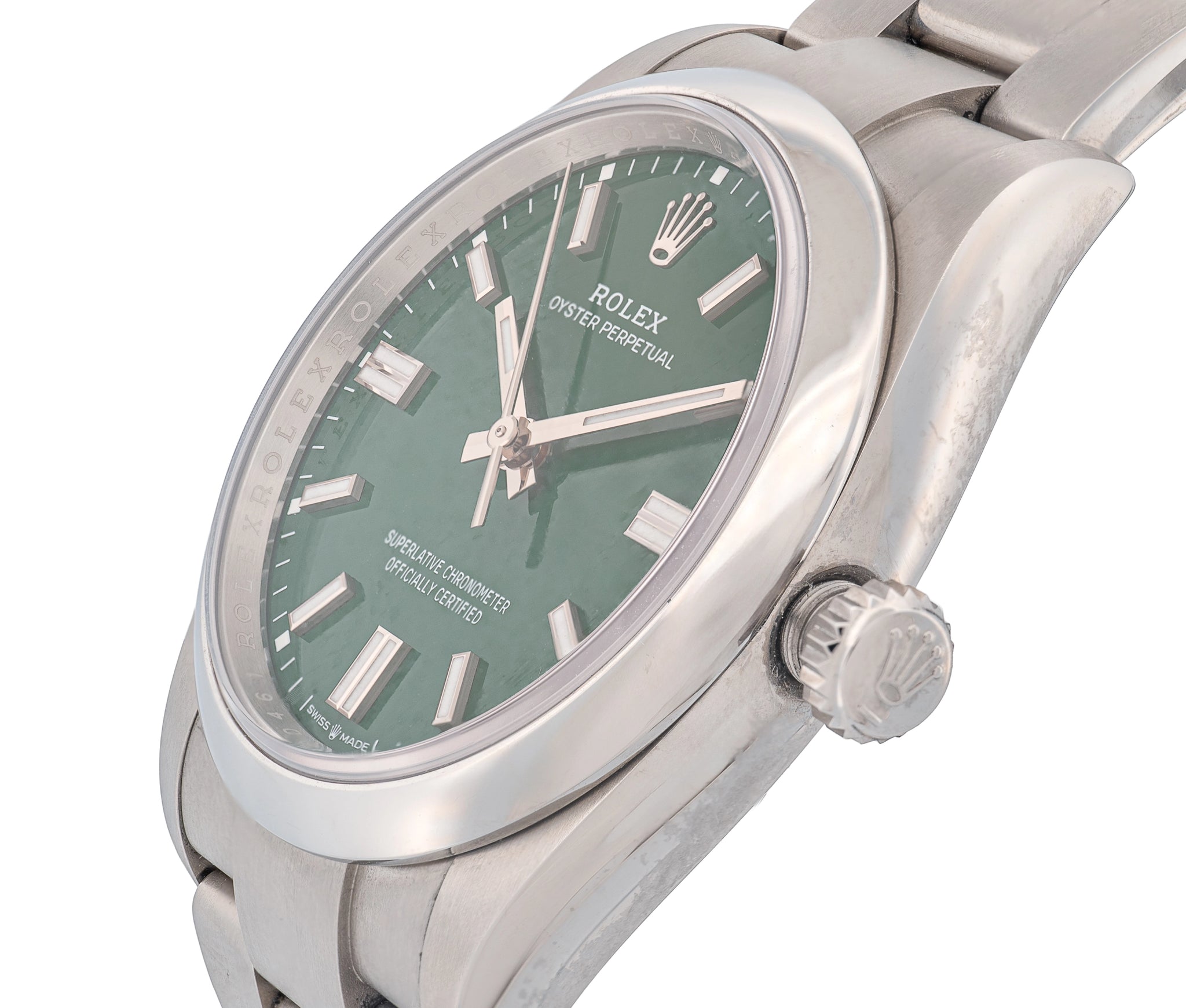 Rolex Oyster Perpetual Green Dial 36mm