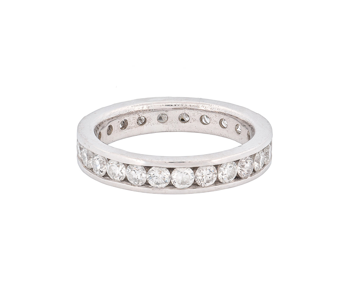 Eternity Band 18K 2.75 CTW Round Natural Diamonds