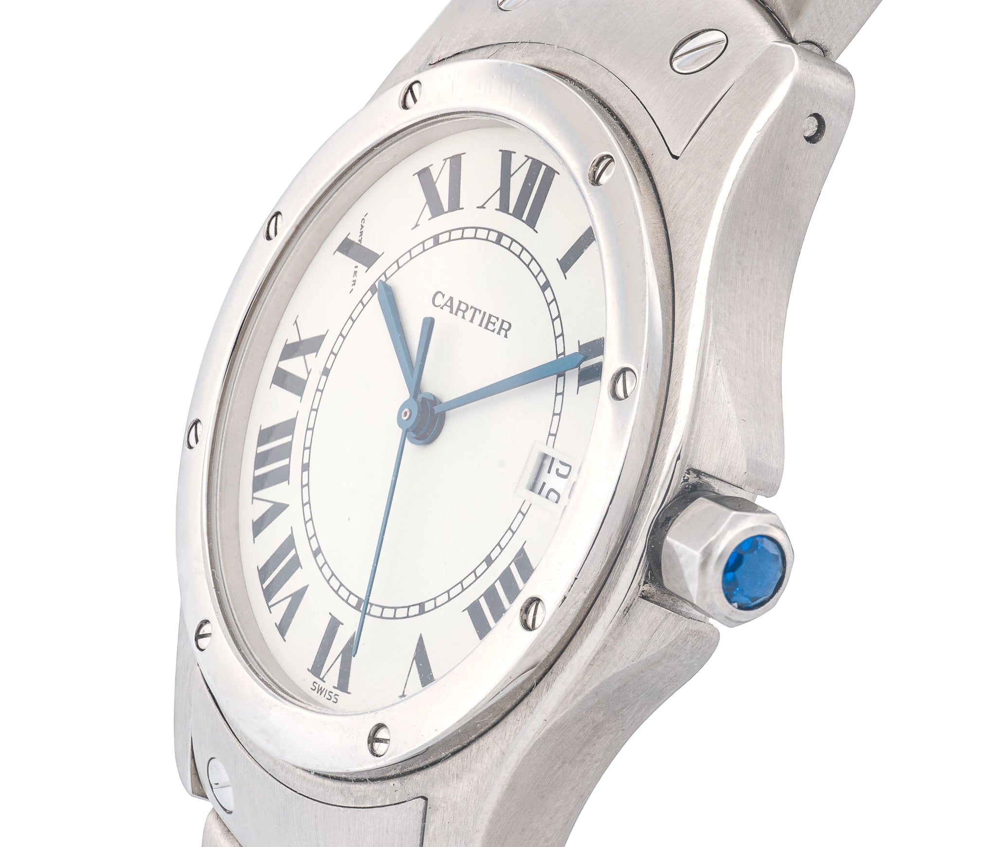 Cartier Stainless Steel Santos Ronde