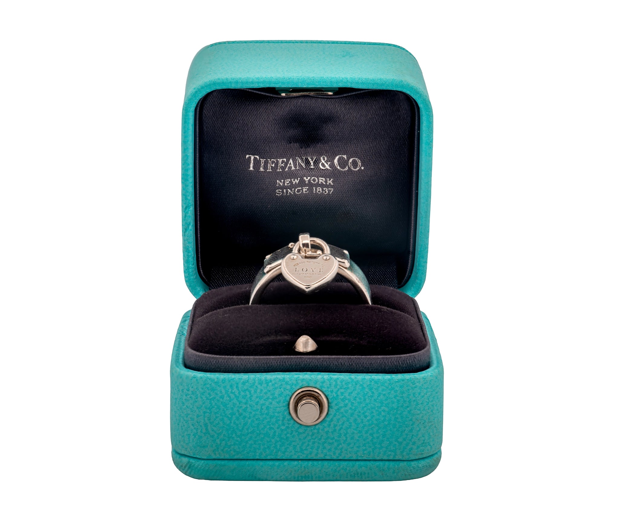 Tiffany & Co. RTT Love Lock Dangle Ring