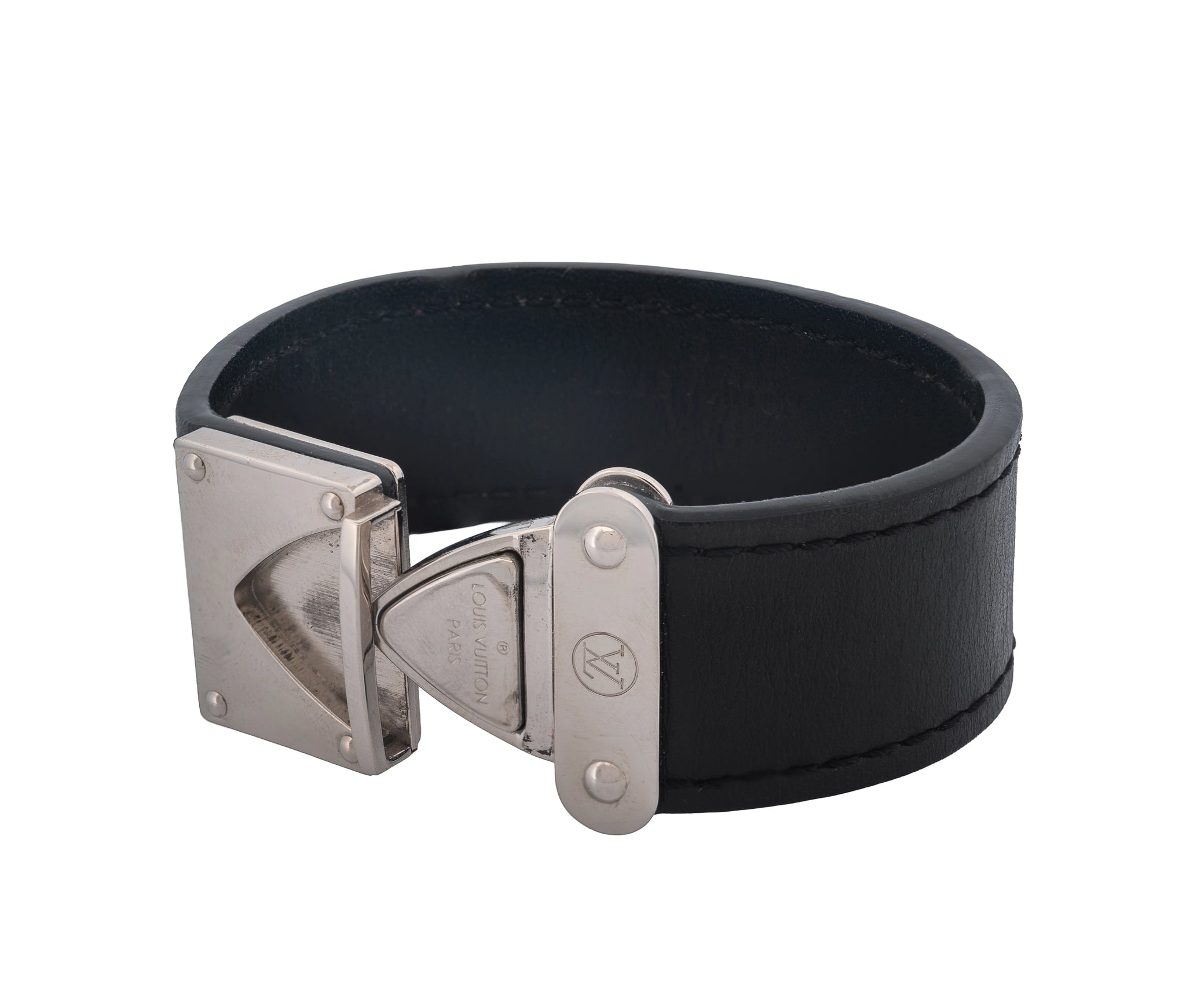 Louis Vuitton Black Nomade Koala Wrap Bracelet