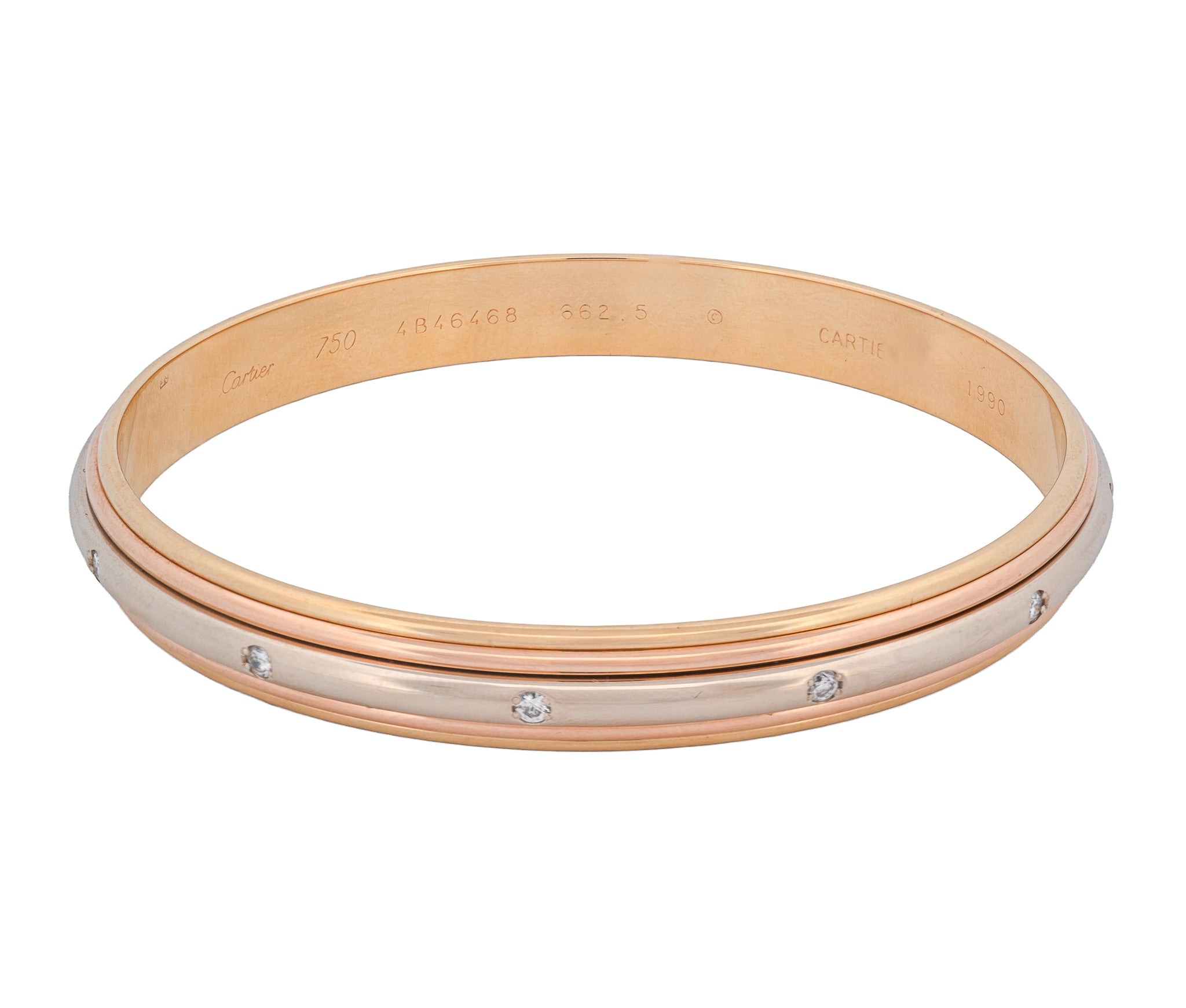 Cartier Saturne Bracelet 18K Yellow Gold & Diamond