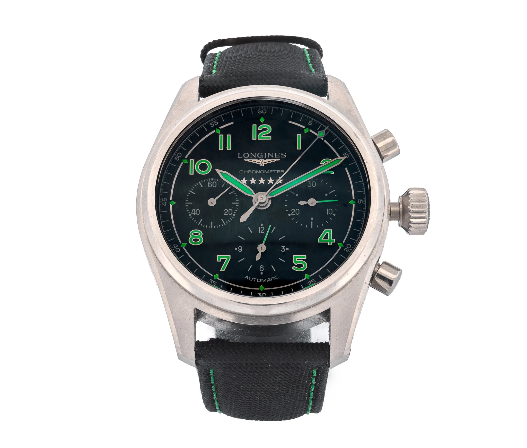 Titanium Longines Chronmeter Pioneer Edition "Spirit" Chronograph, 42mm