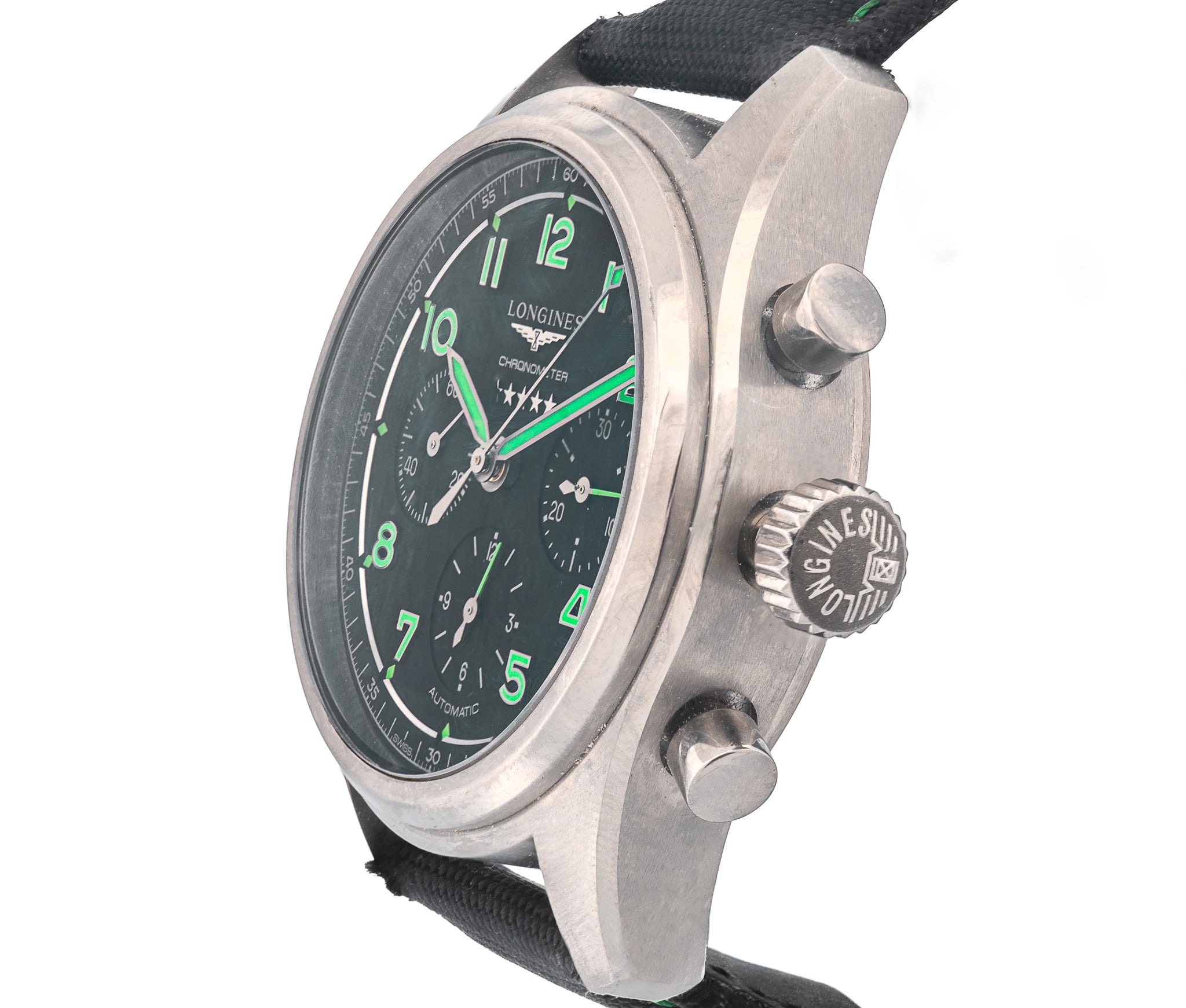 Titanium Longines Chronmeter Pioneer Edition "Spirit" Chronograph, 42mm