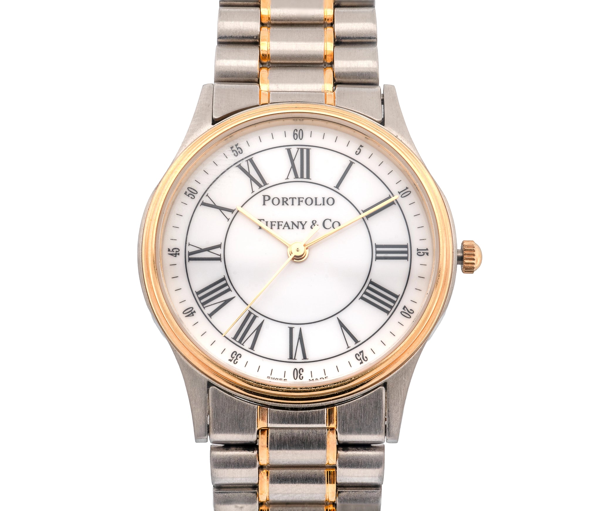 Tiffany & Co. Portfolio Two-Tone Stainless Steel & 18K Gold Watch