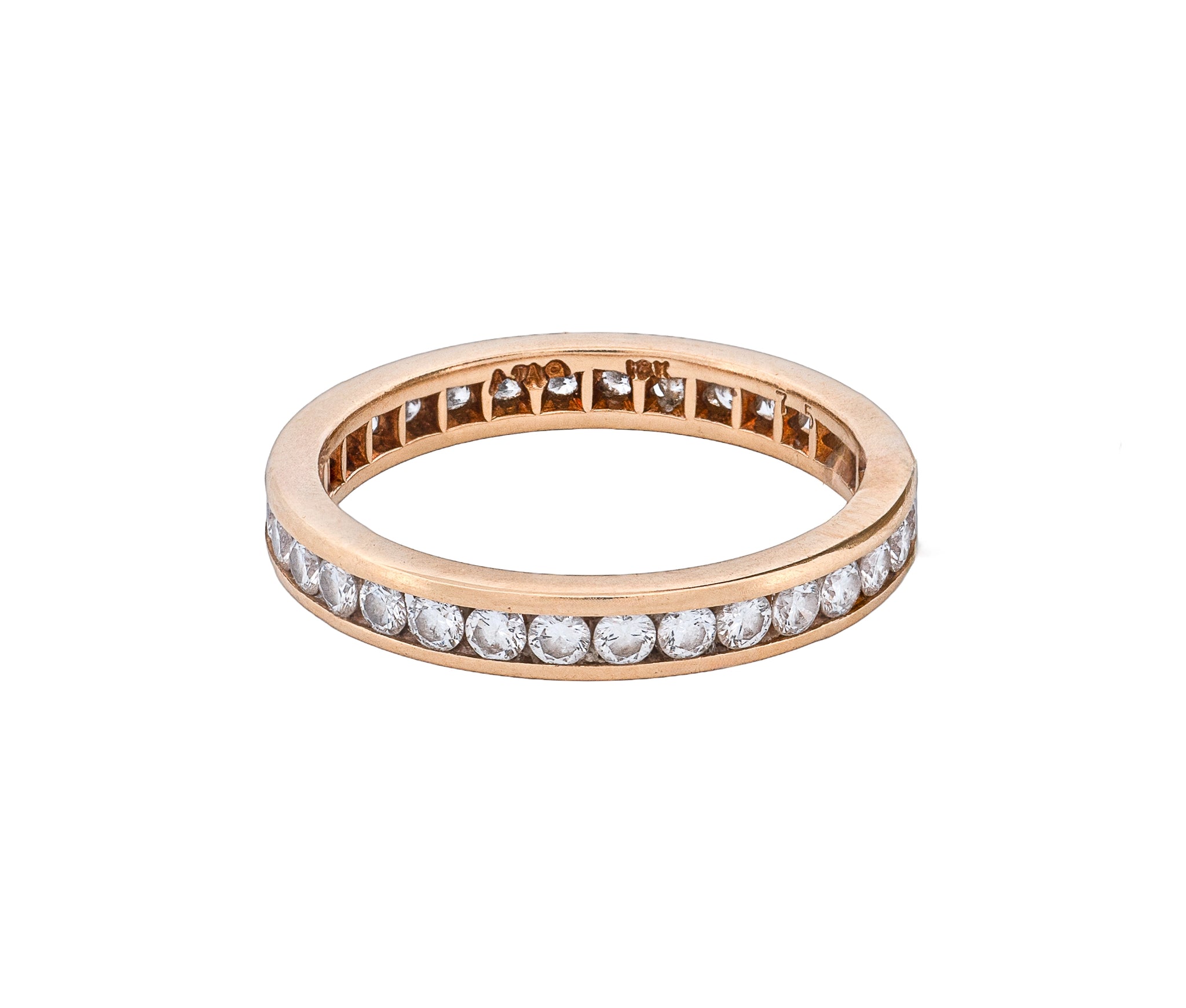 18K Yellow Gold 1.0cttw Diamond Eternity Band