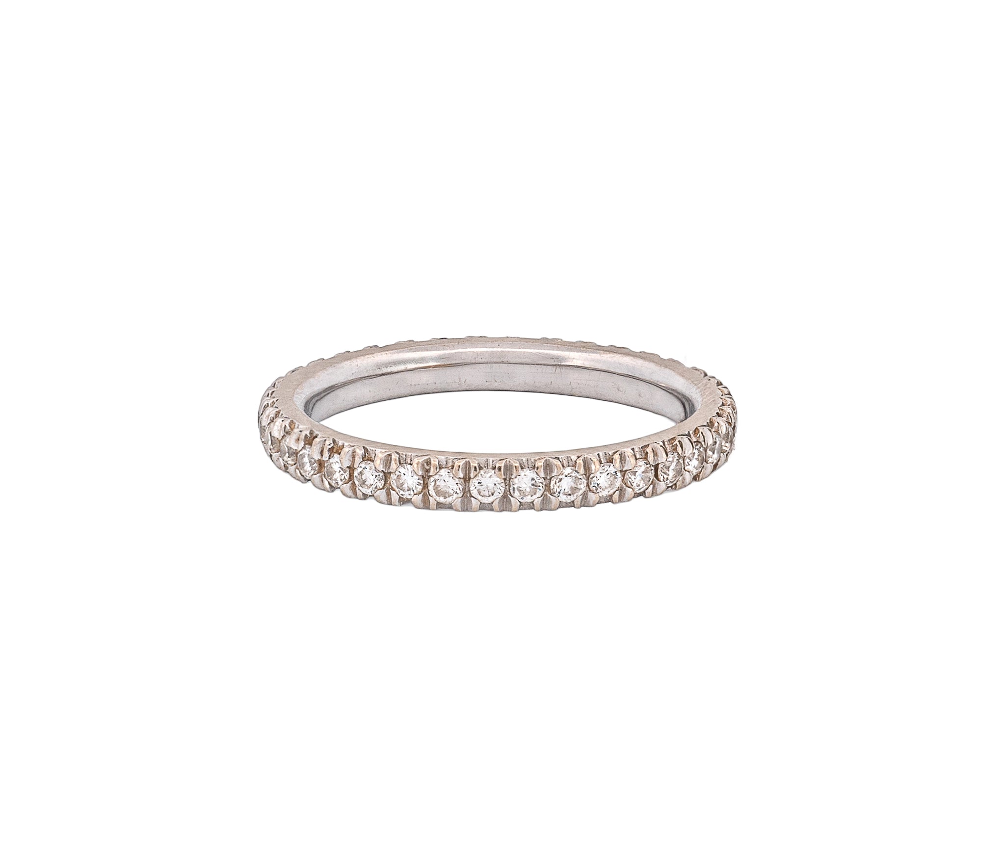 14K White Gold .45cttw Diamond Eternity Band