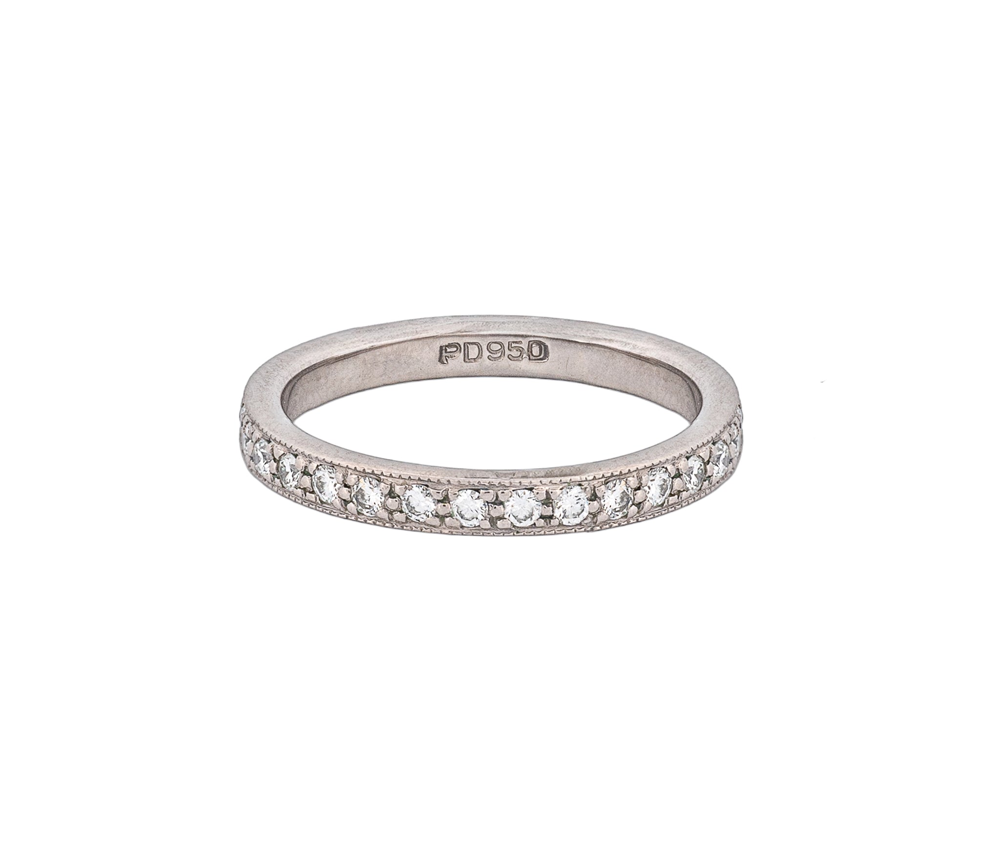 Palladium .75ct Diamond Eternity Band
