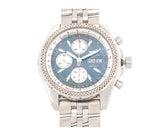 Breitling for Bentley A13362 Men's 45mm Automatic Chronograph Blue Dial Stainless Steel Watch