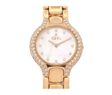 18K Ebel Beluga, Mother of Pearl Dial, Diamond Bezel