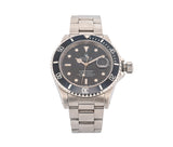 Rolex Submariner Stainless Steel, Black Dial & Black Bezel, Oyster Bracelet