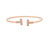 18K Yellow Gold Tiffany & Co. T Bracelet