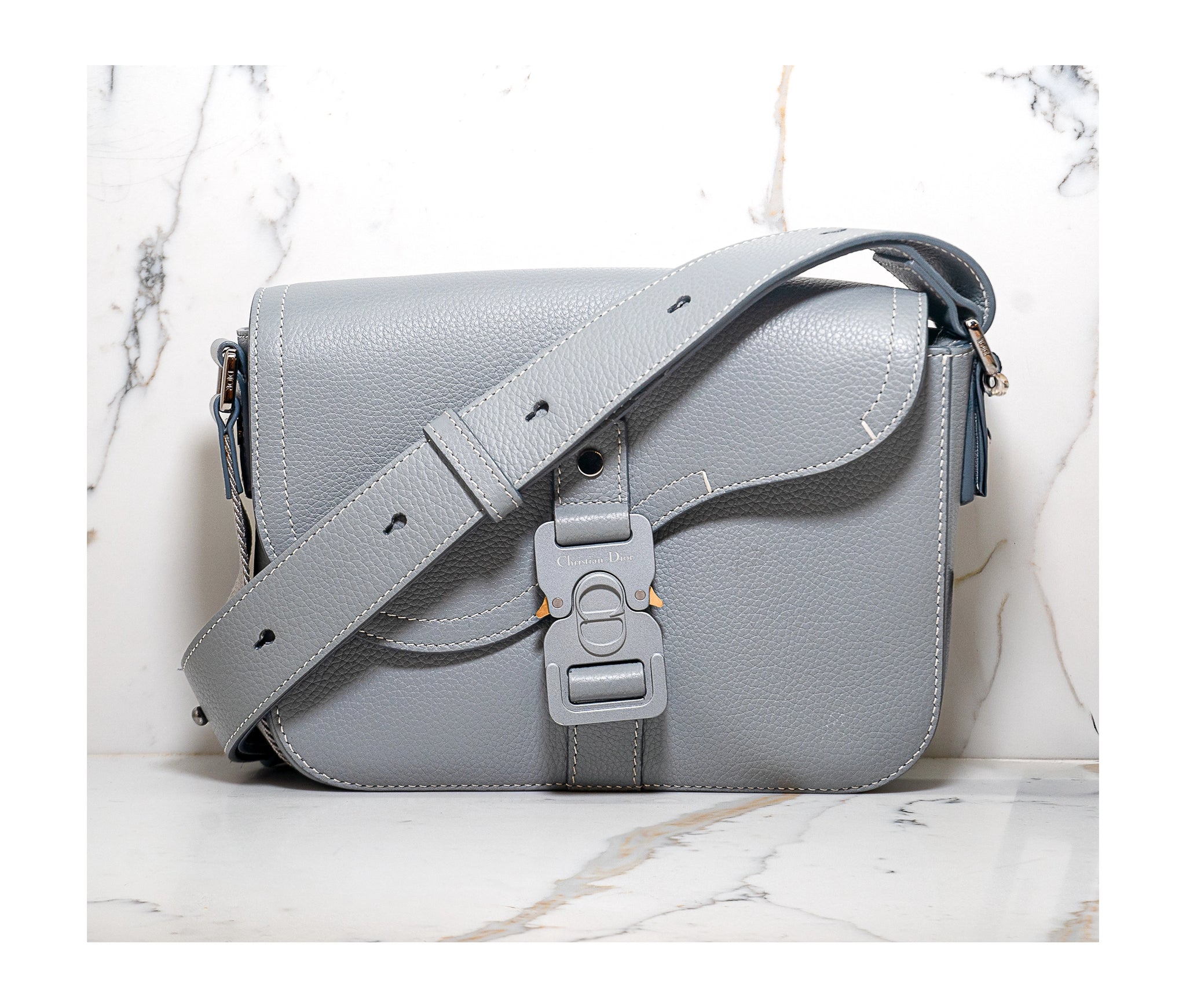 Christian Dior Saddle Messenger Bag Medium Flap Crossbody Bag