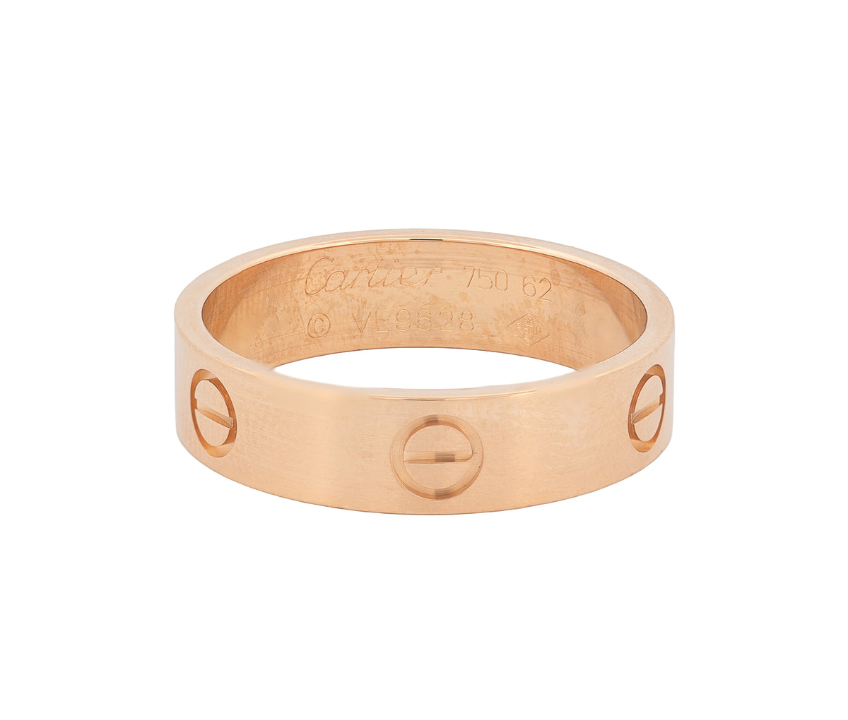 Cartier Love Ring 18K Yellow Gold Size 62