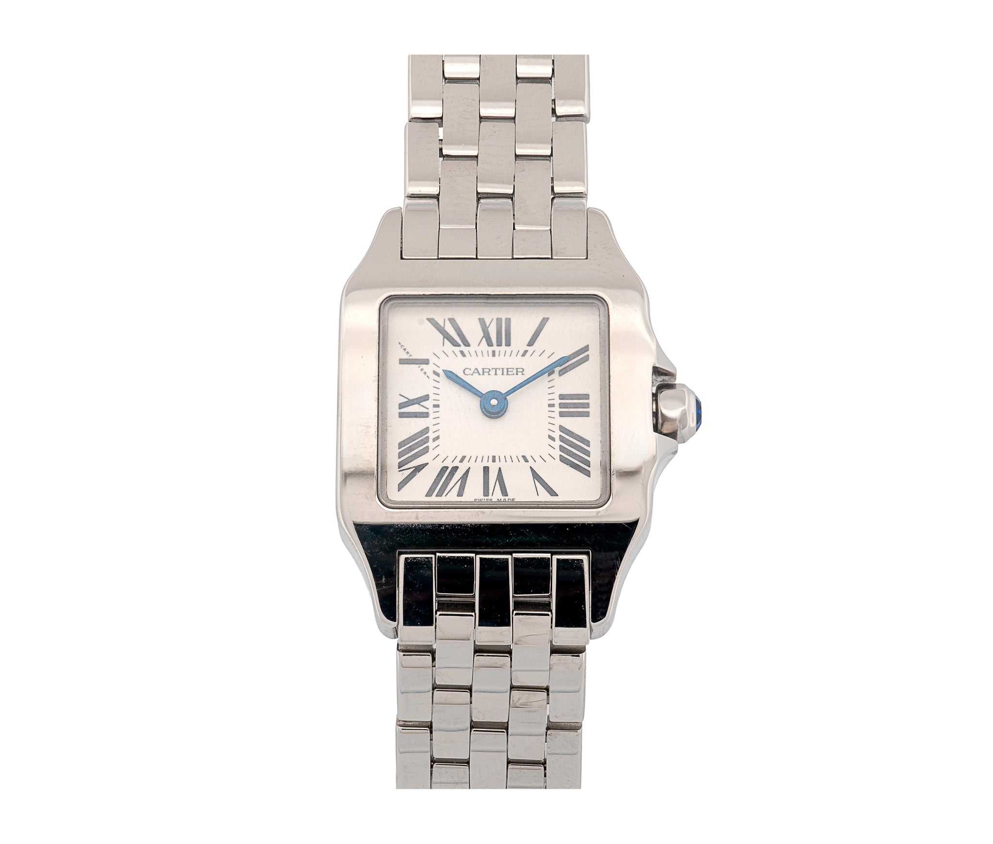 Ladies Cartier Santos Demoiselle Stainless Steel 20mm Quartz Watch