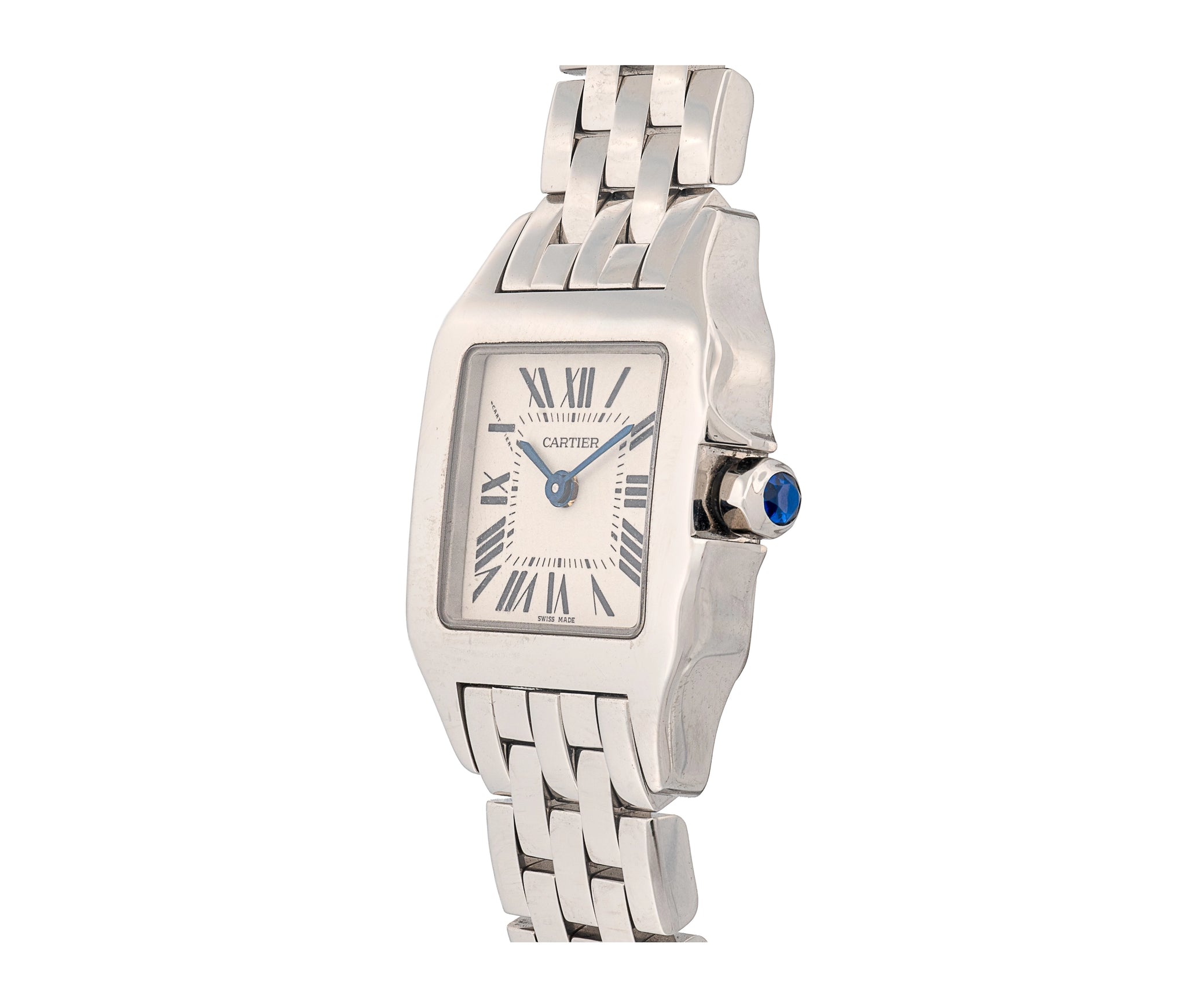 Ladies Cartier Santos Demoiselle Stainless Steel 20mm Quartz Watch
