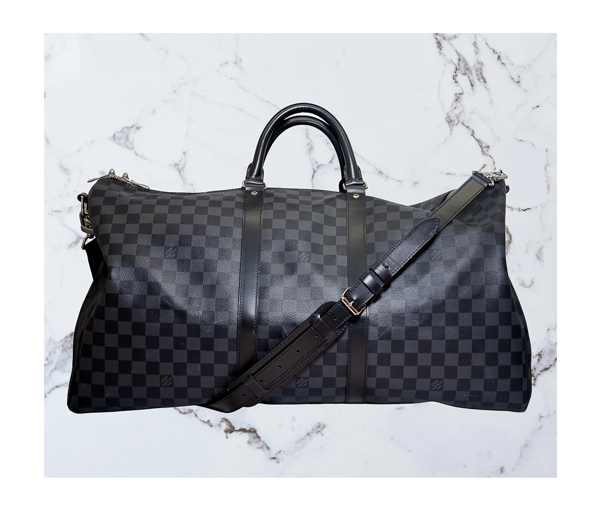 Louis Vuitton Keepall Bandouliere 55 Duffle Bag