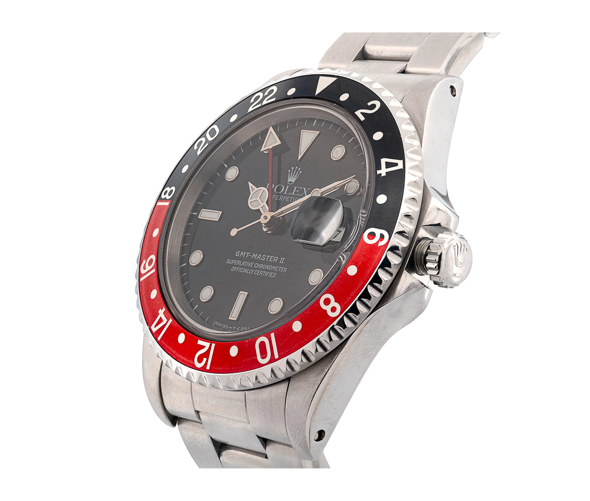 Rolex GMT-Master II “Coke” Stainless Steel with Black & Red Bezel