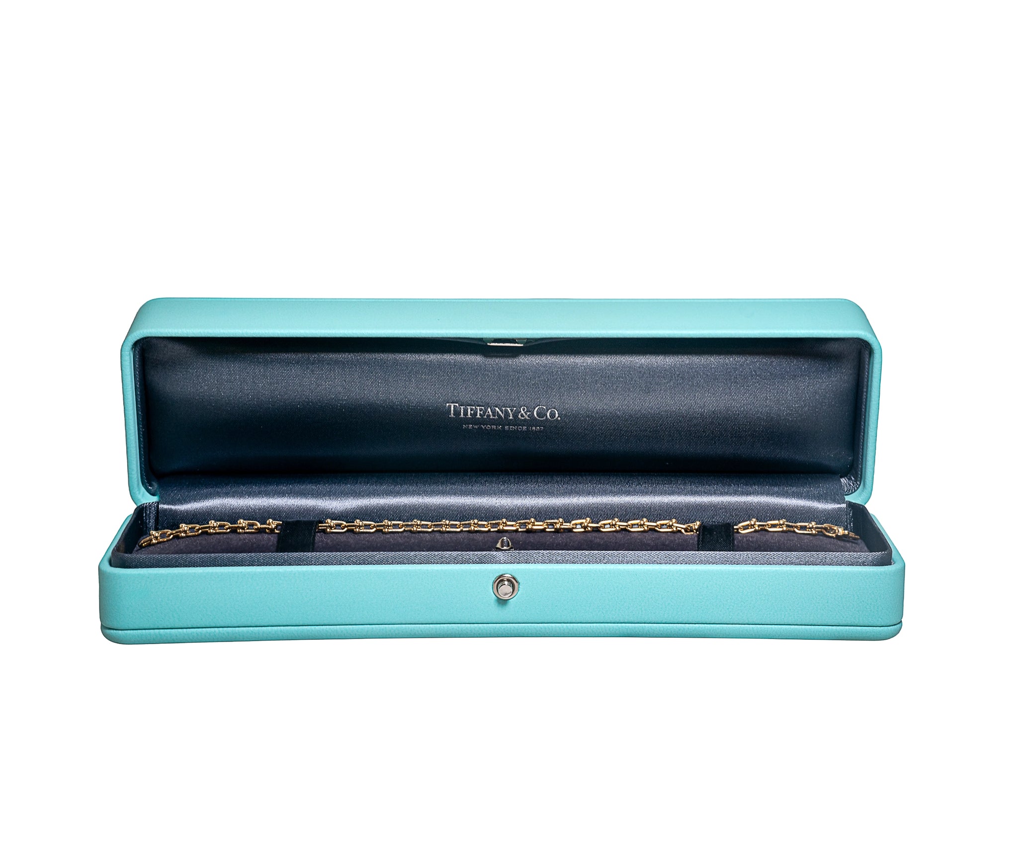 Tiffany & Co. 18K Yellow Gold Micro Link Bracelet