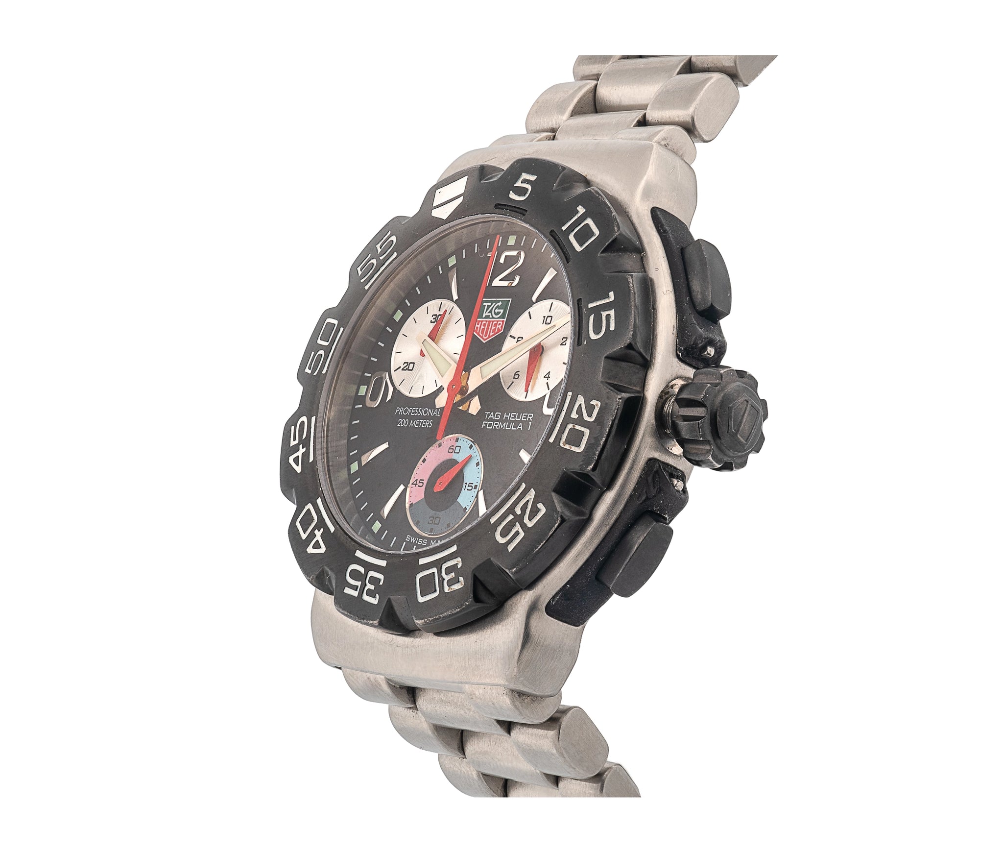TAG Heuer Formula 1 Chronograph – Men’s 41mm Stainless Steel Quartz Watch (CAC1110-0)